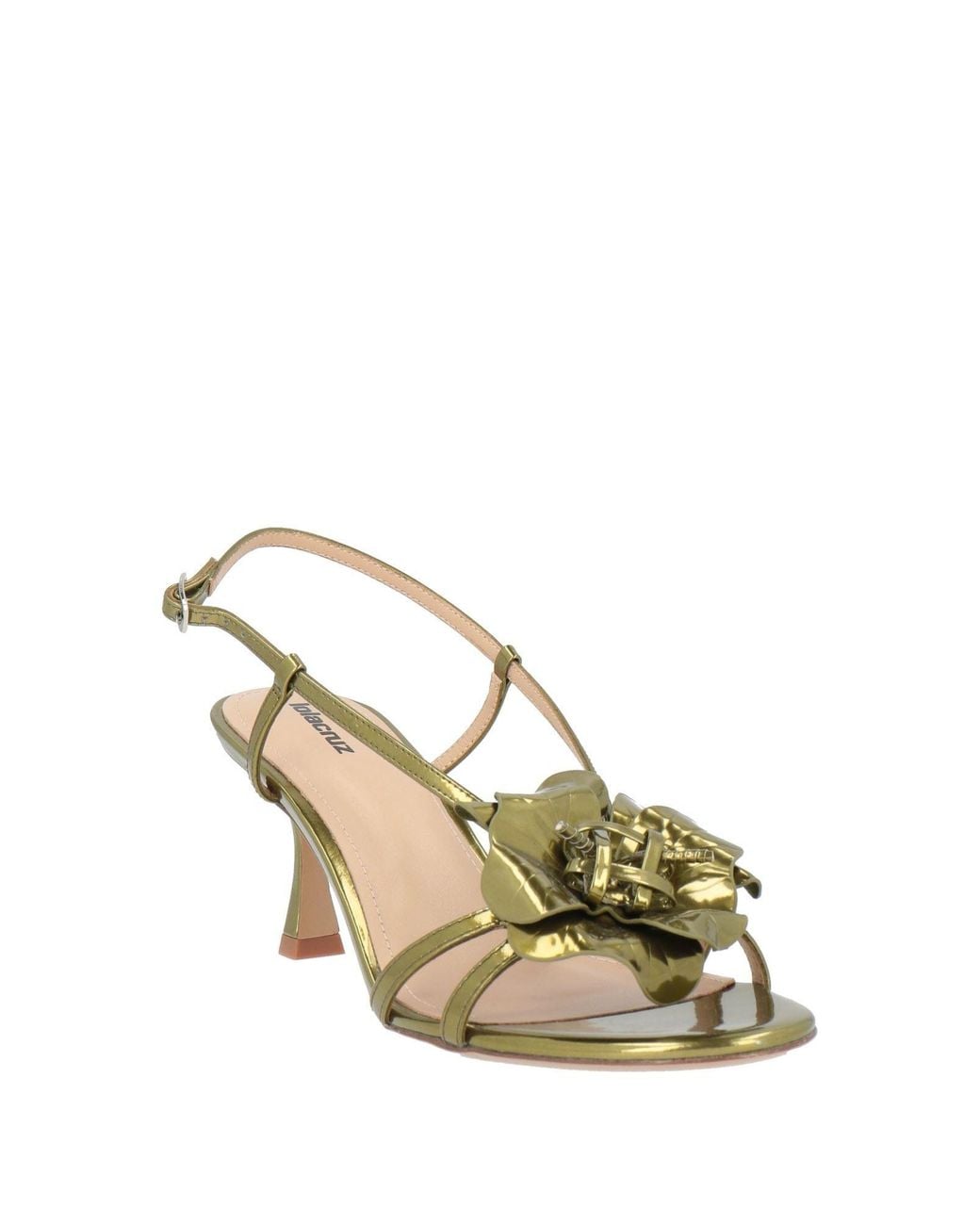 Lola Cruz Metallic Sandals