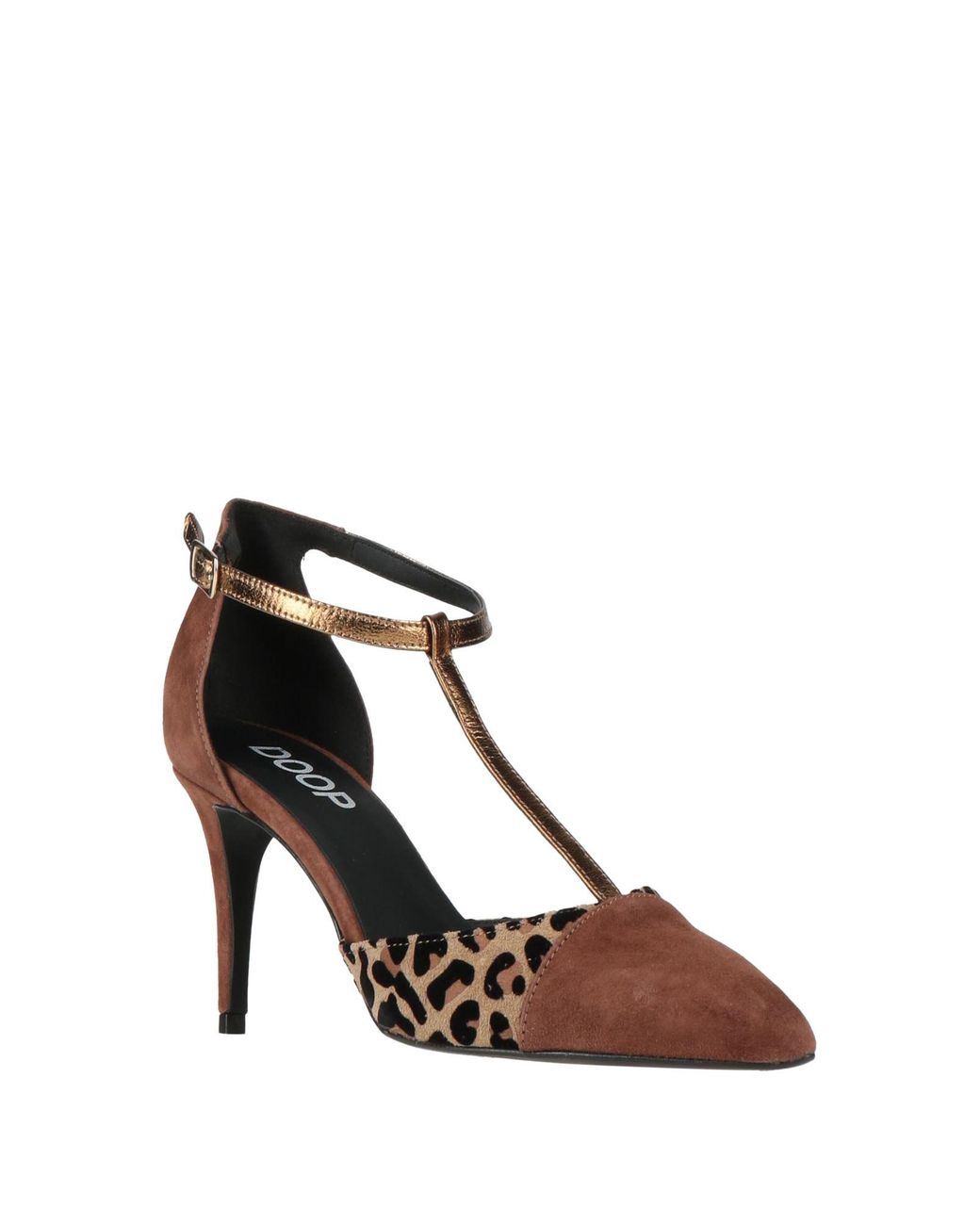 Doop Brown Pumps Leather
