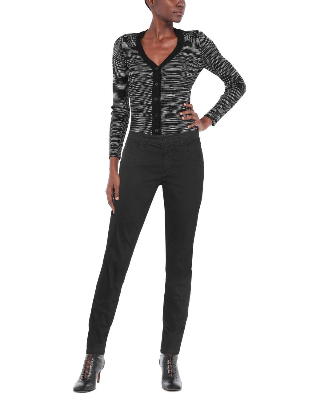 Pantalon Transit en coloris Black