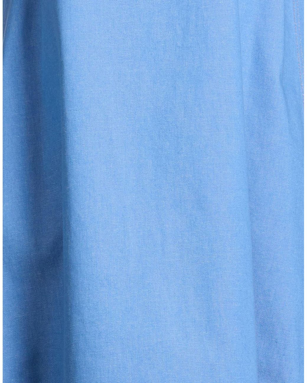Marni Blue Mini Dress Cotton, Elastane