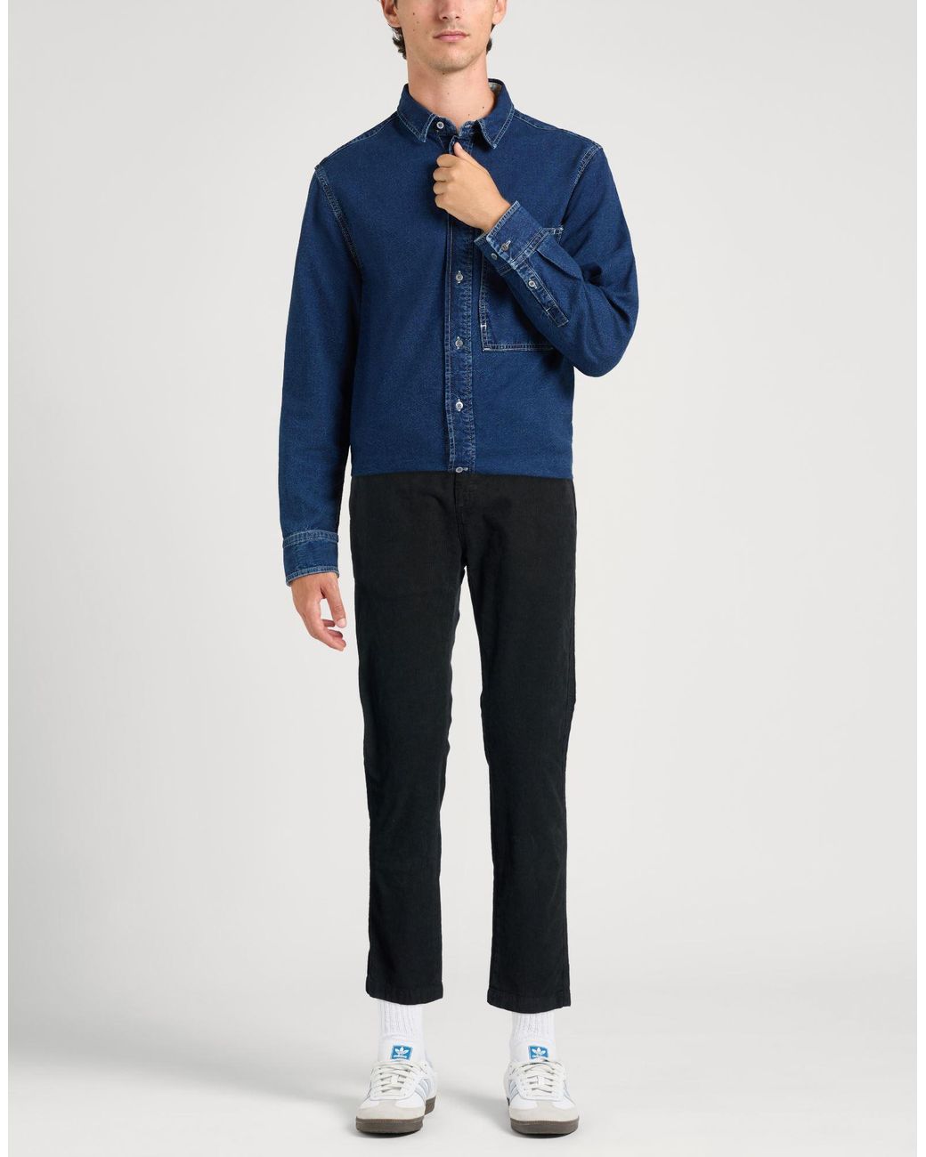 Department 5 Black Trouser for men