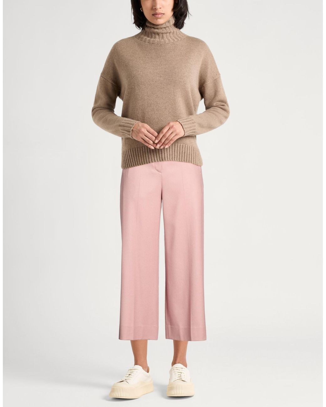 PT Torino Pink Pants Virgin Wool, Polyamide, Elastane