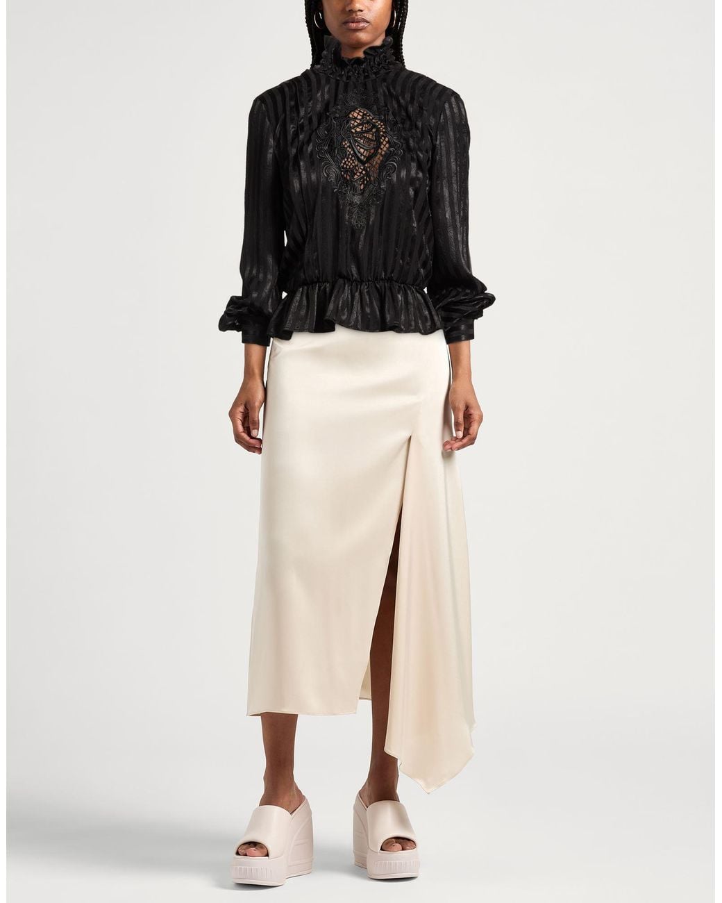 Top Stella Jean de color Black