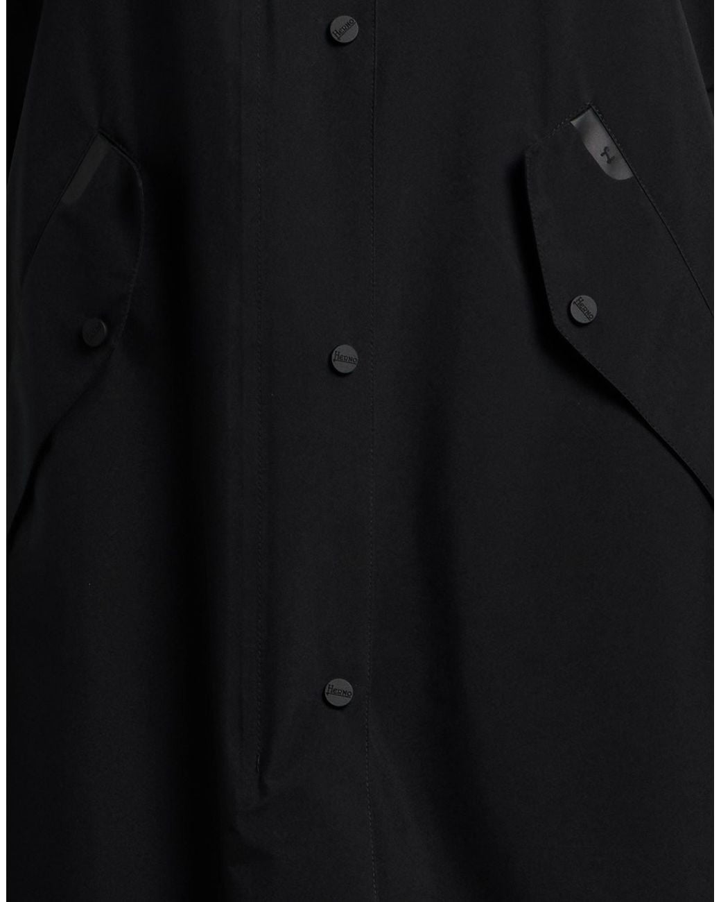 Herno Black Cape Polyester