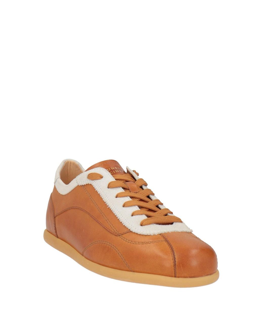 Brunello Cucinelli Brown Tan Sneakers Leather for men