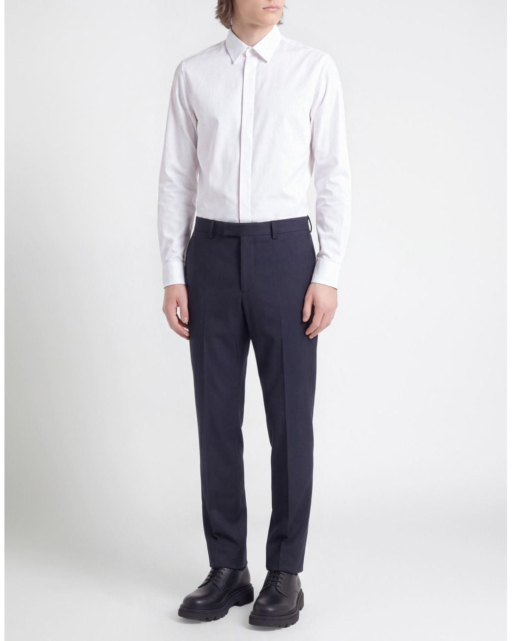 Lardini Blue Midnight Pants Wool for men
