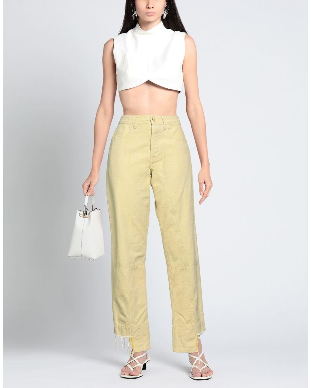 Jil Sander Yellow Jeans