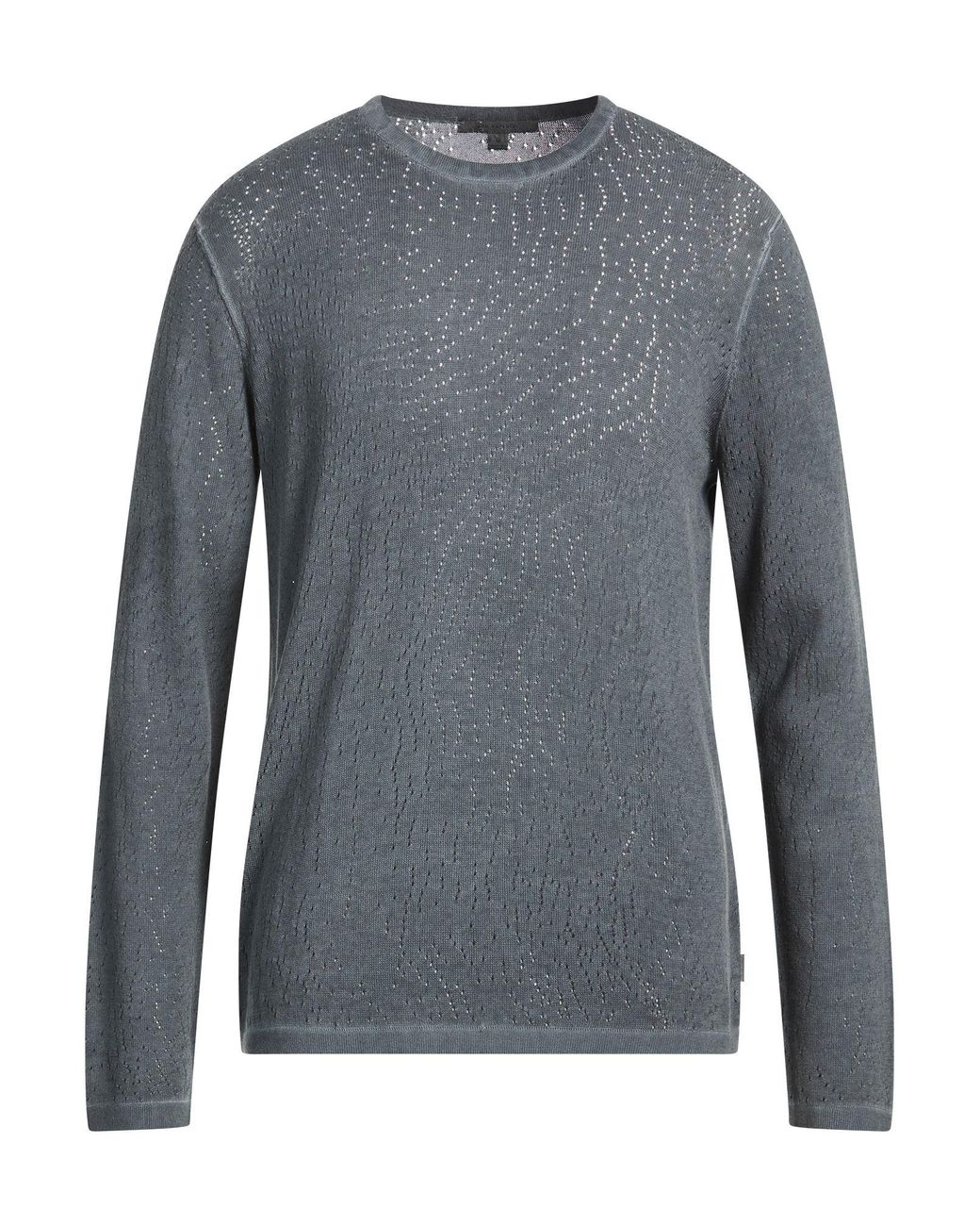 John Varvatos Gray Sweater Cotton for men