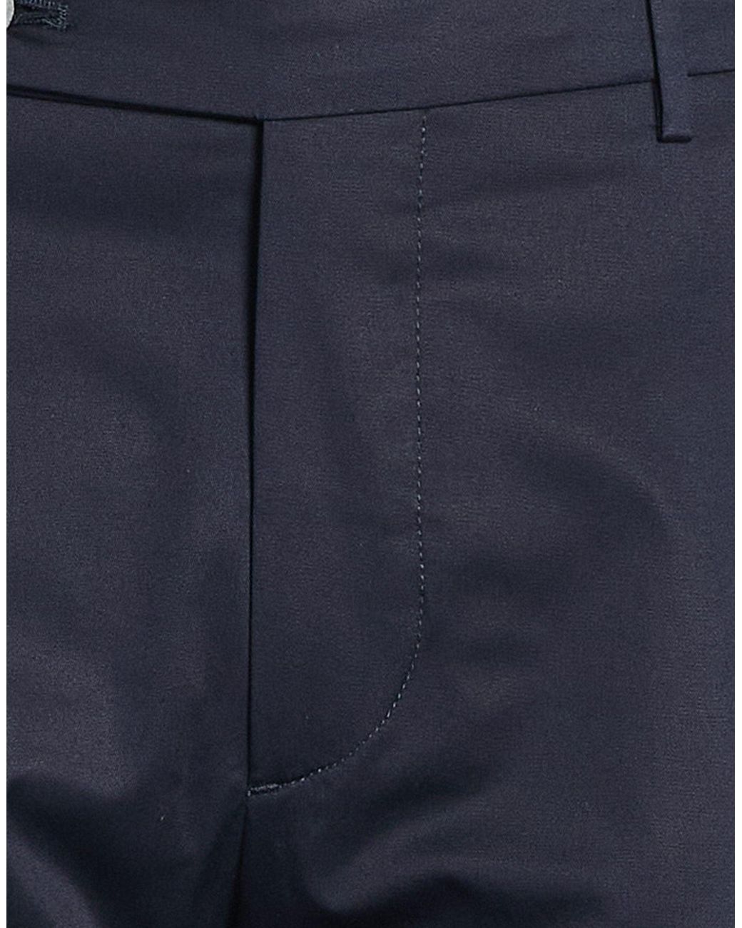 Berwich Blue Midnight Pants Cotton, Elastane for men