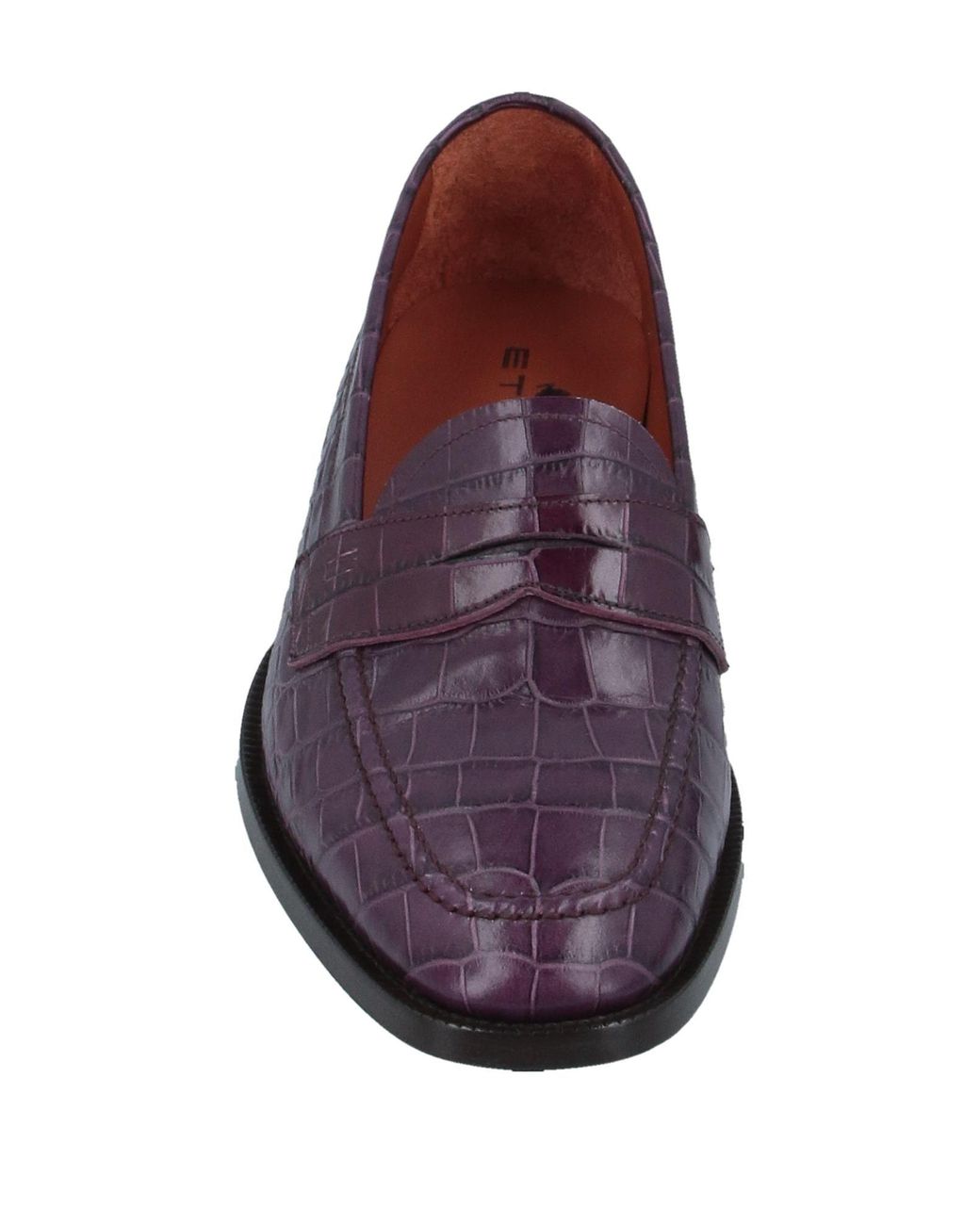 Etro Leather Loafer in Purple for Men | Lyst Australia