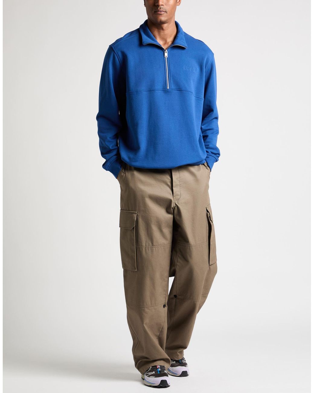 Liu Jo Blue Sweatshirt for men