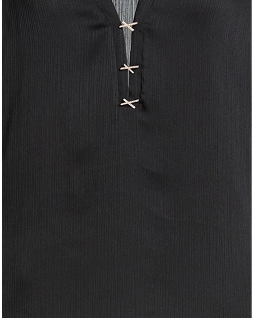 Genny Black Top Polyester