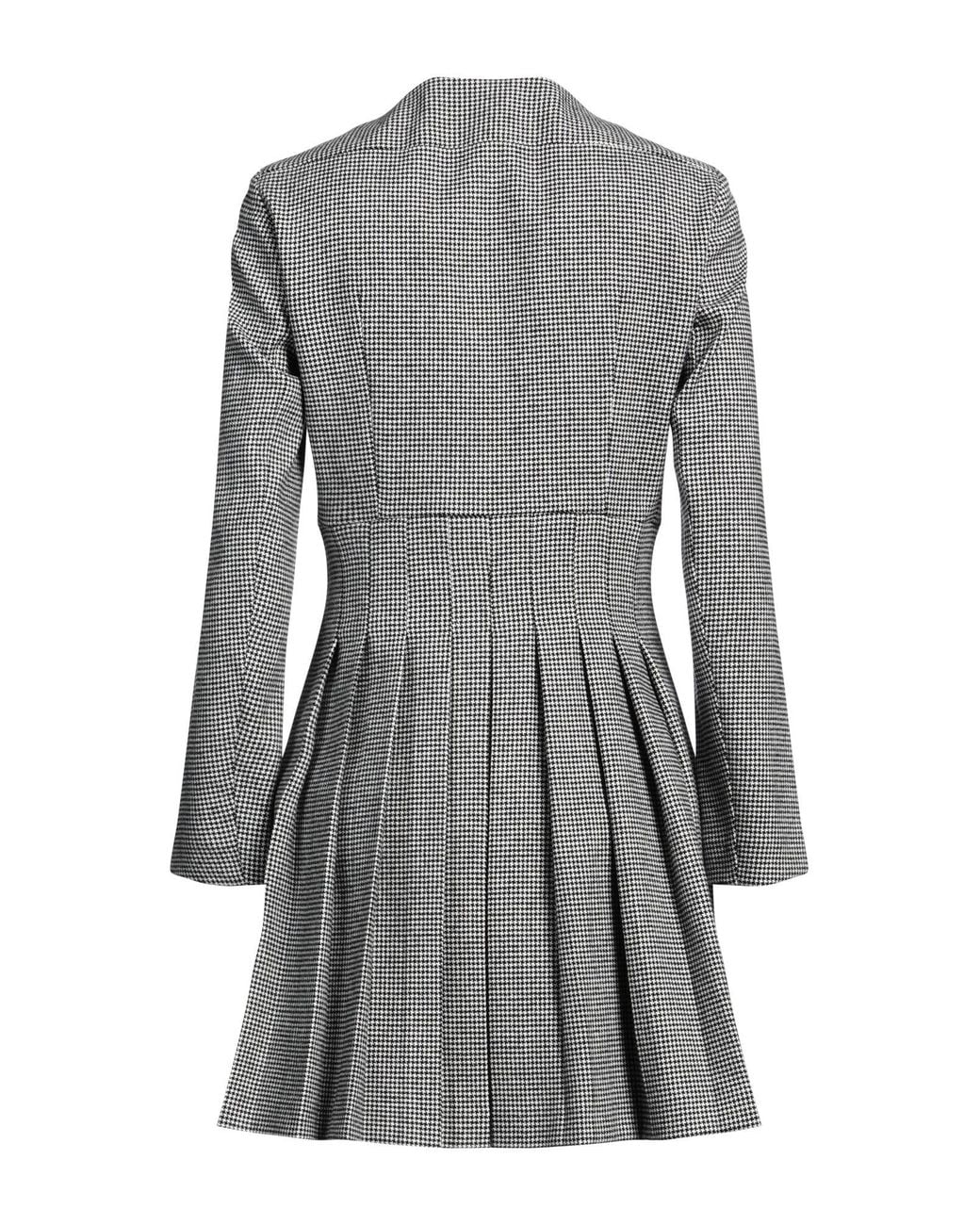 Maje Gray Mini Dress Polyester, Wool, Cotton, Viscose, Elastane