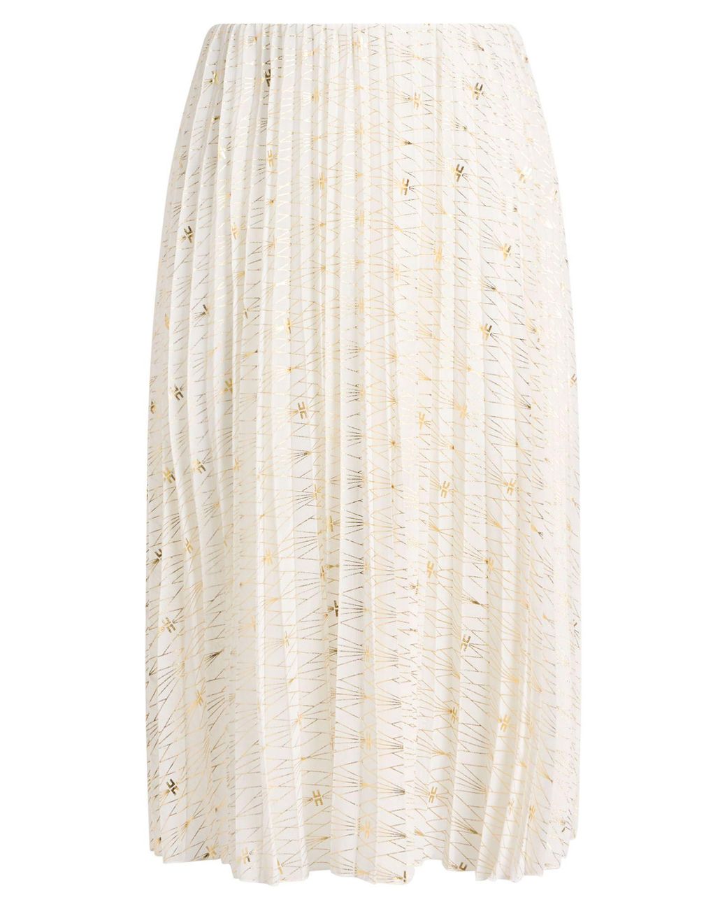 Elisabetta Franchi White Midi Skirt