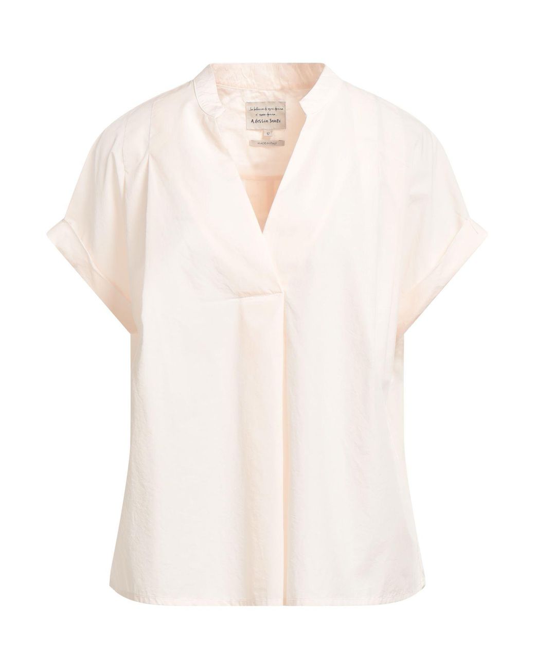 ALESSIA SANTI White Top Cotton