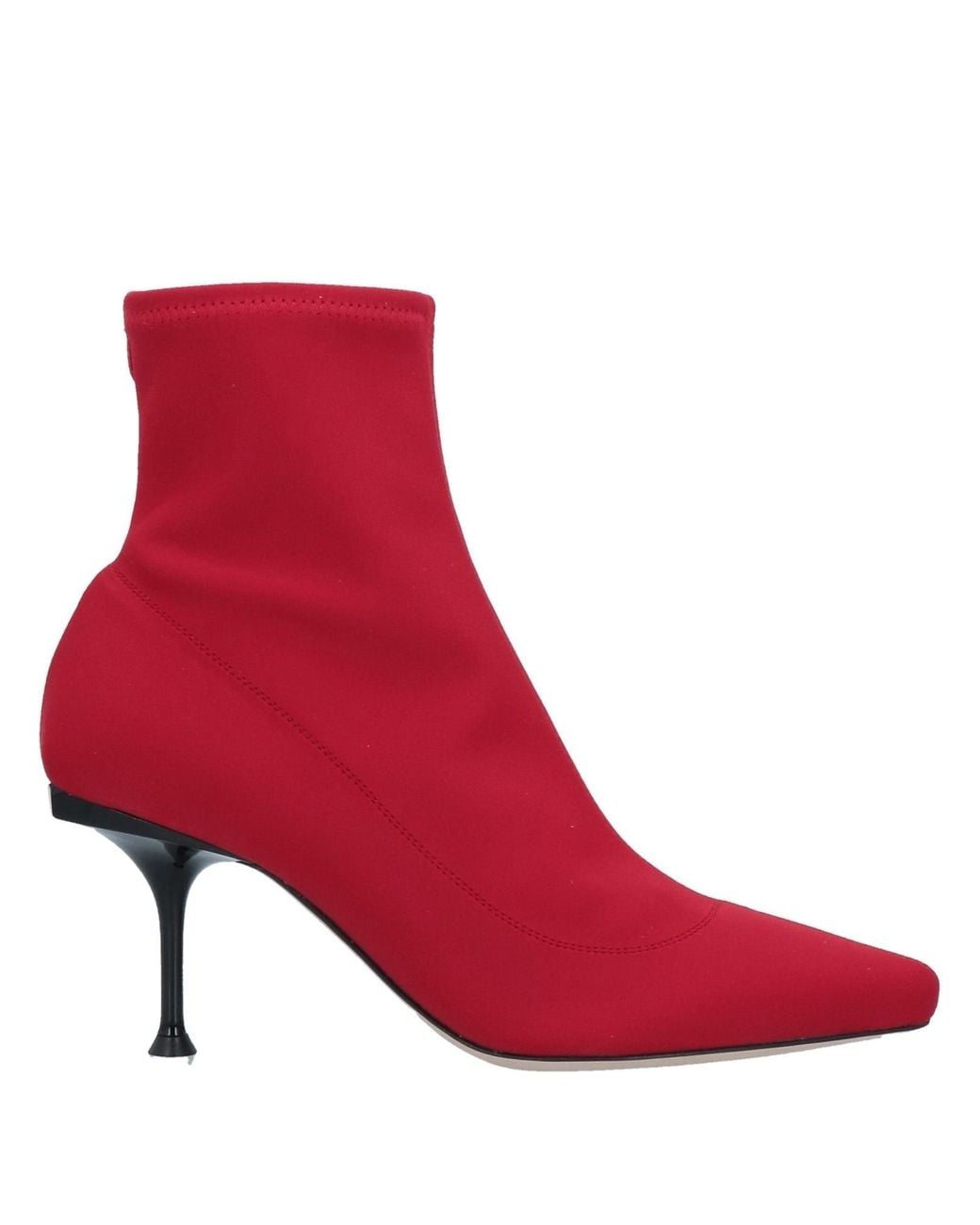 Sergio Rossi Red Stiefelette