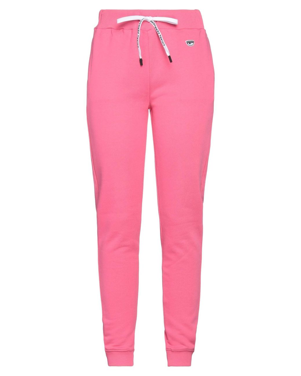 Chiara Ferragni Pink Pants Cotton