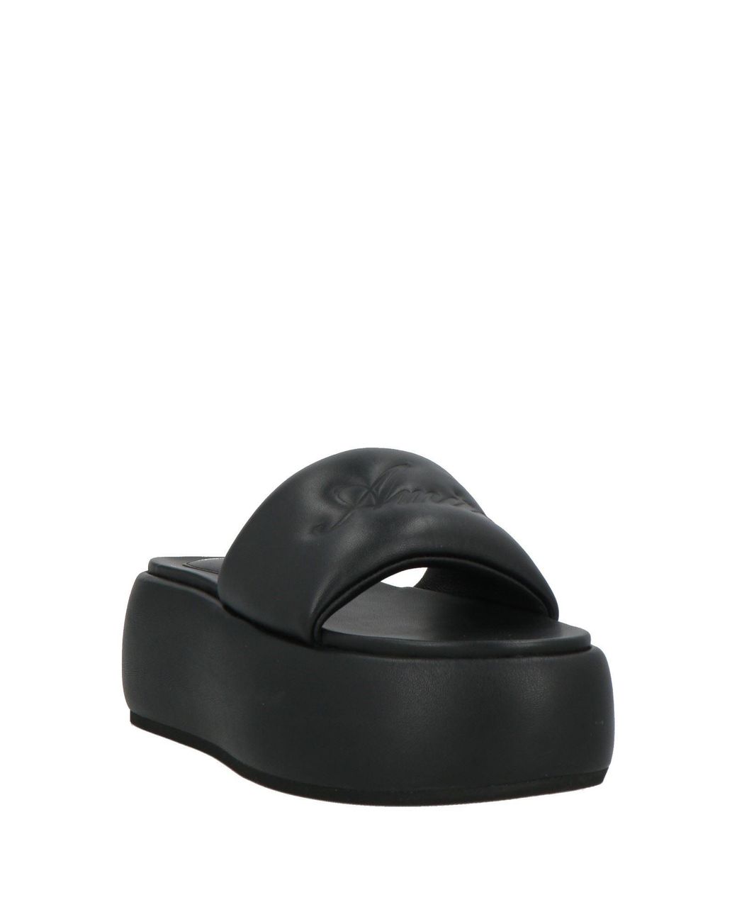 Amiri Black Sandale