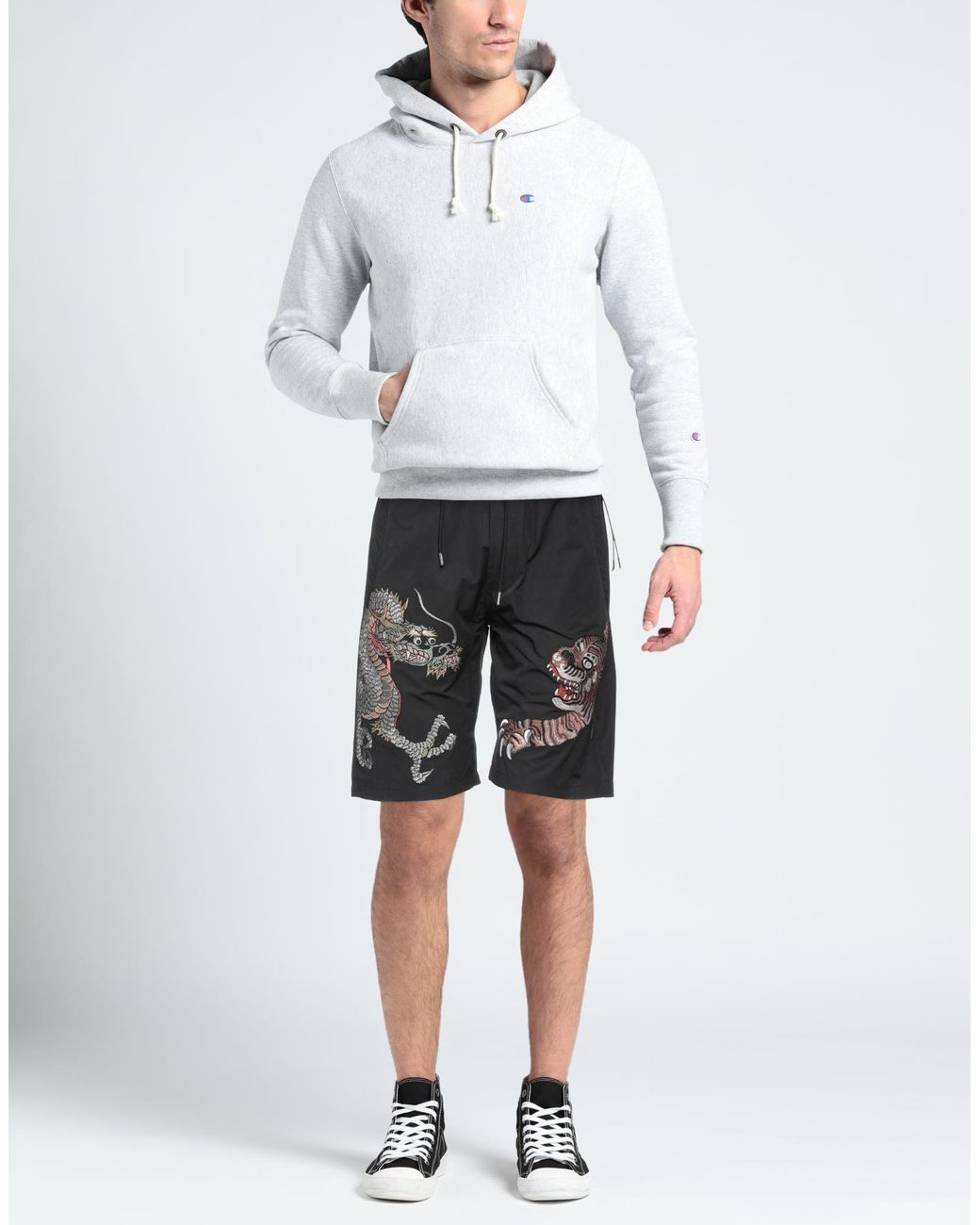 Maharishi Gray Shorts & Bermuda Shorts for men