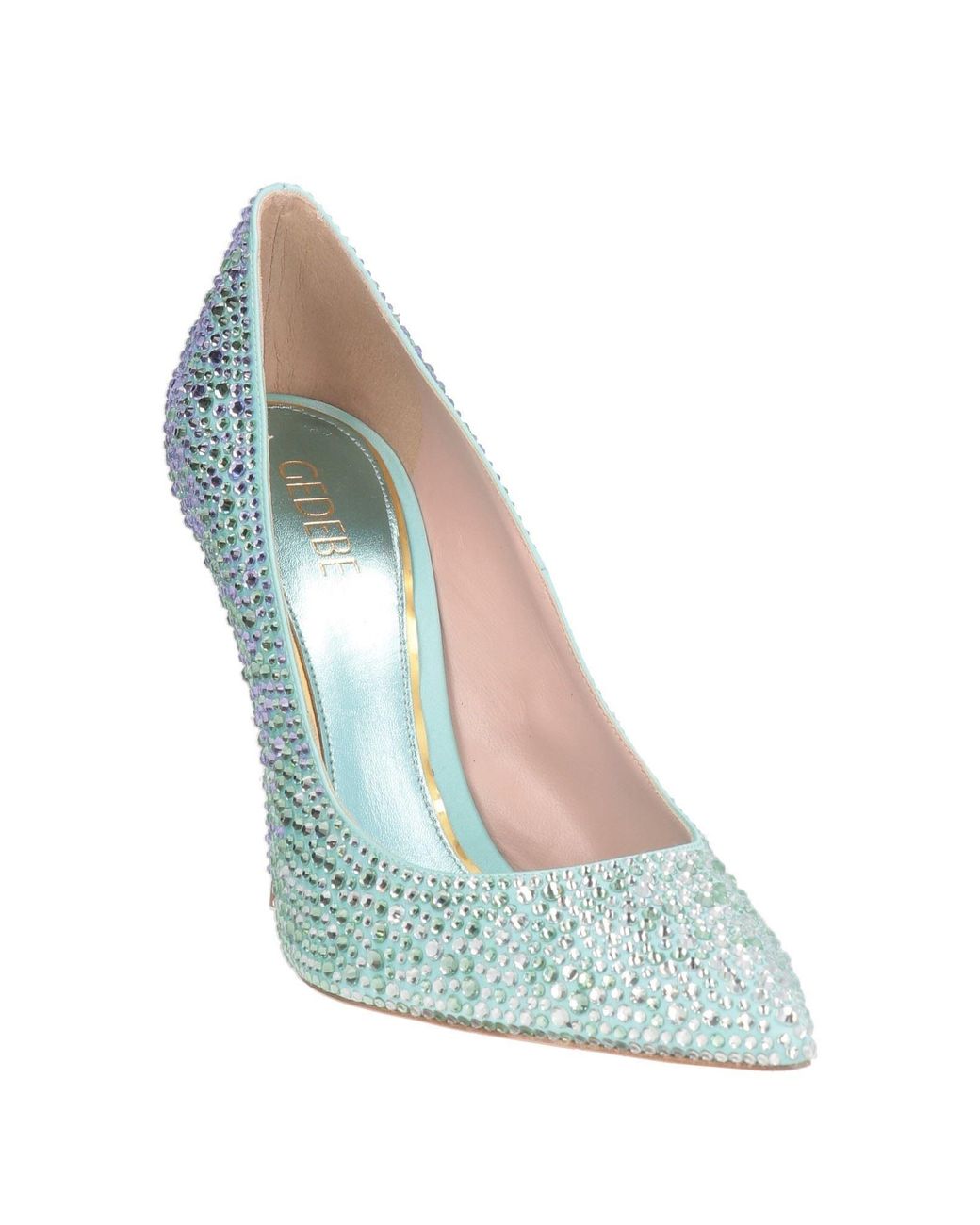 Gedebe Blue Pumps Textile Fibers