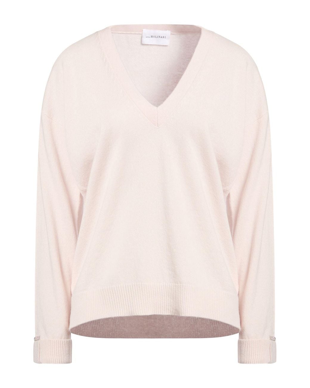 Anna Molinari Pink Blush Sweater Wool, Cashmere