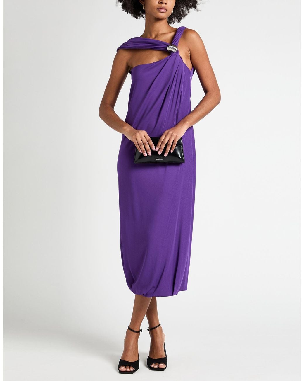 Lanvin Purple Midi Dresses