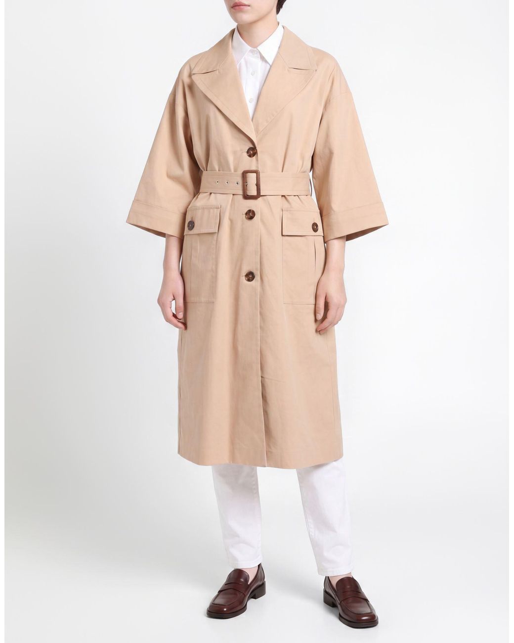 Liu Jo Natural Overcoat & Trench Coat