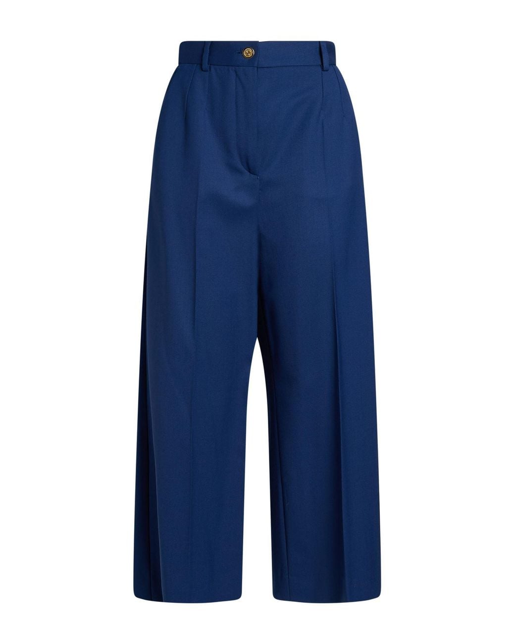 Dolce & Gabbana Blue Pants Virgin Wool, Elastane