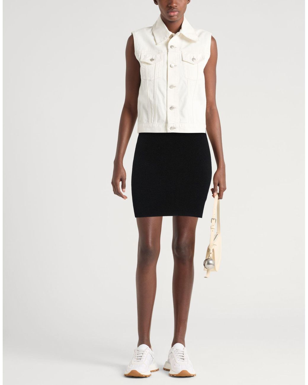 Haveone Black Mini Skirts