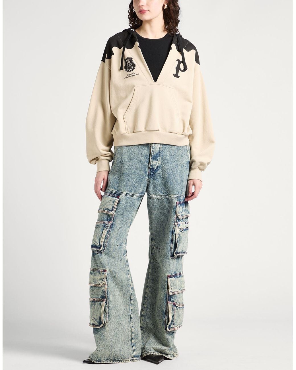 Pinko Natural Sweatshirt Cotton