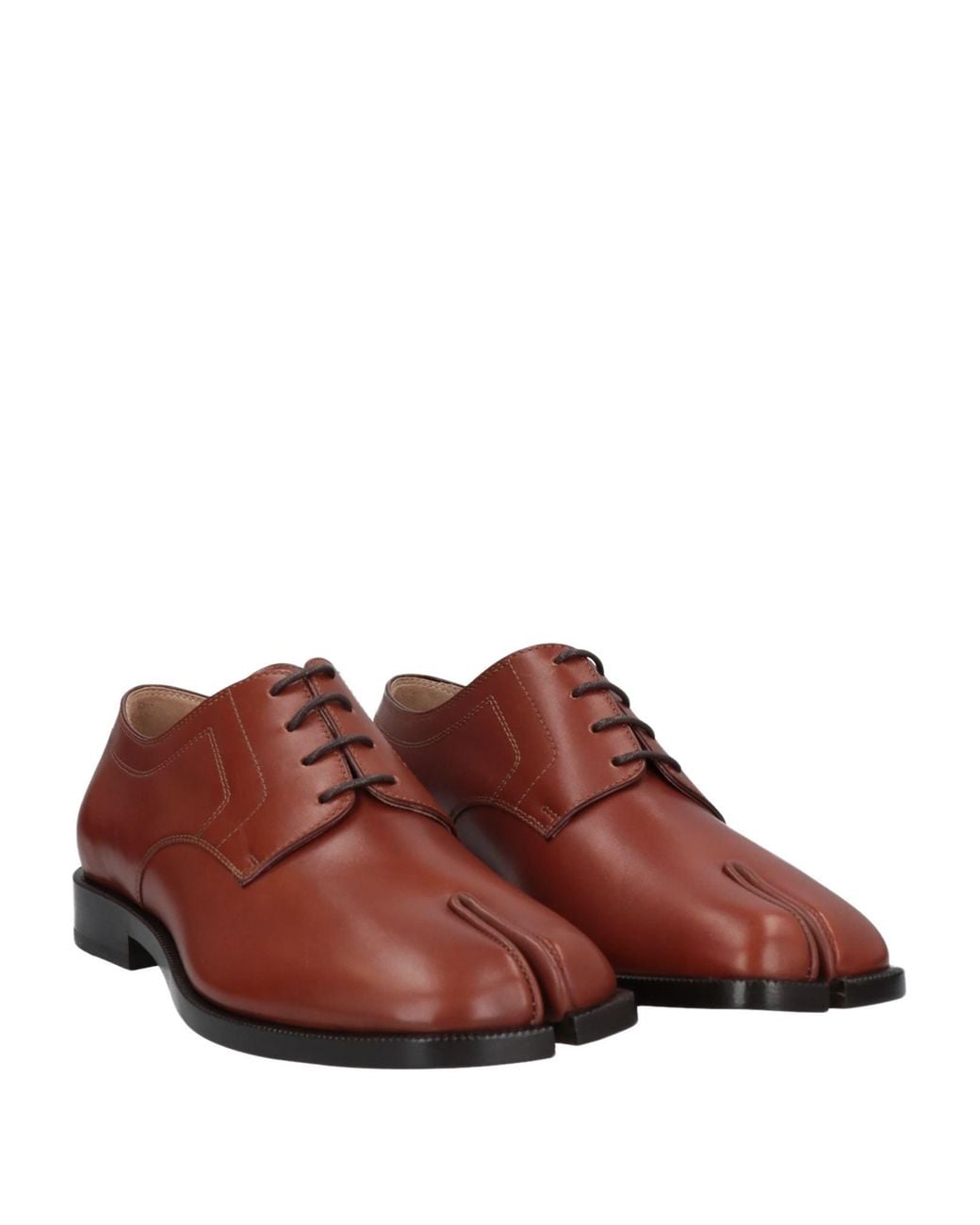 Maison Margiela Brown Lace-up Shoes
