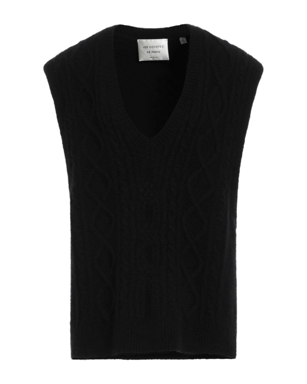 Les Coyotes De Paris Black Sweater Wool, Polyamide, Elastane