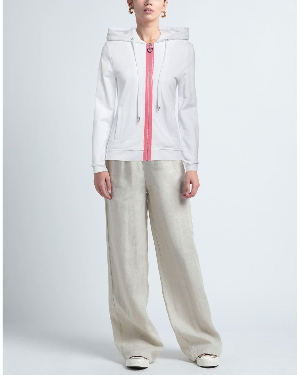 Love Moschino White Sweatshirt