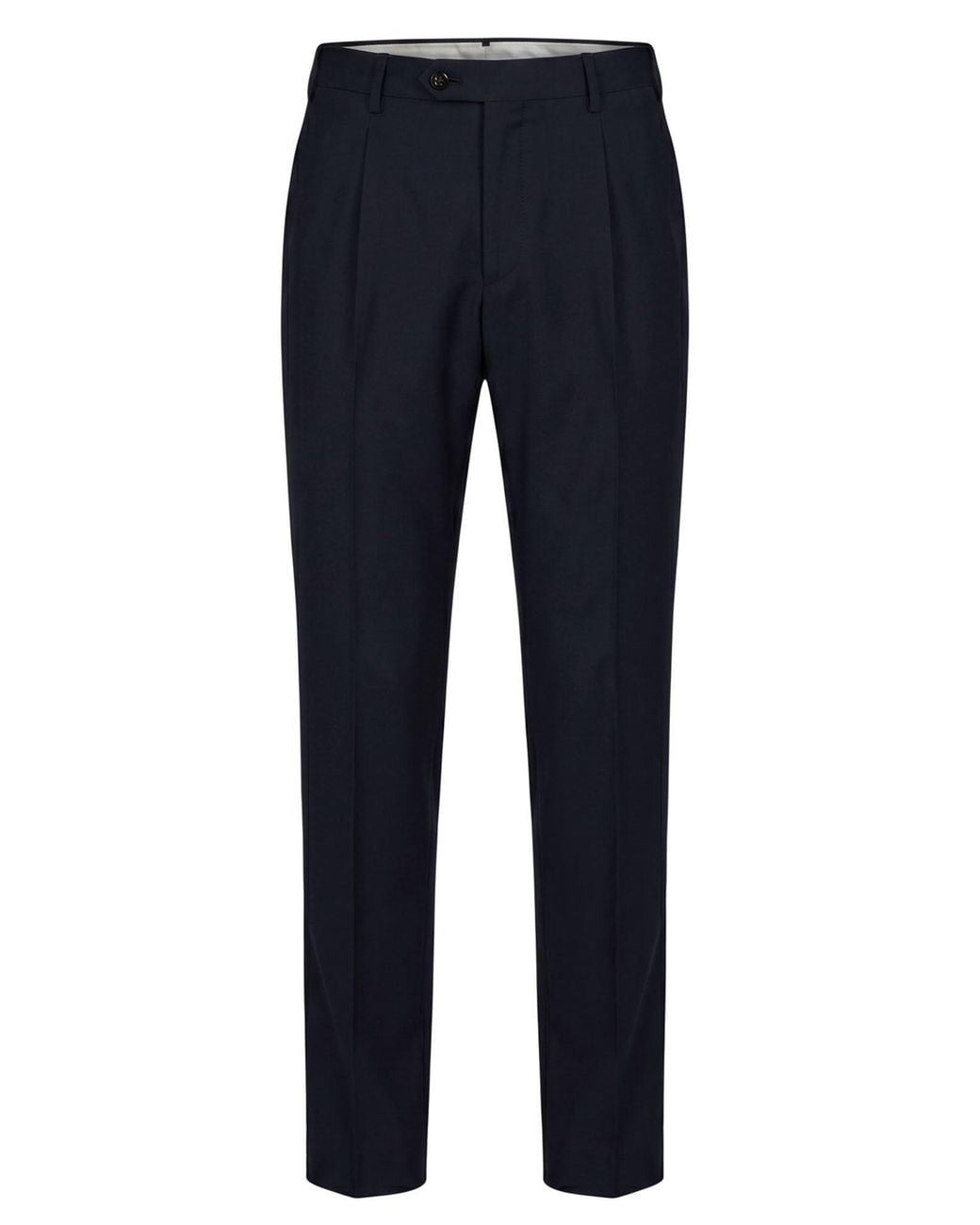 Corneliani Blue Midnight Pants Virgin Wool, Elastane for men