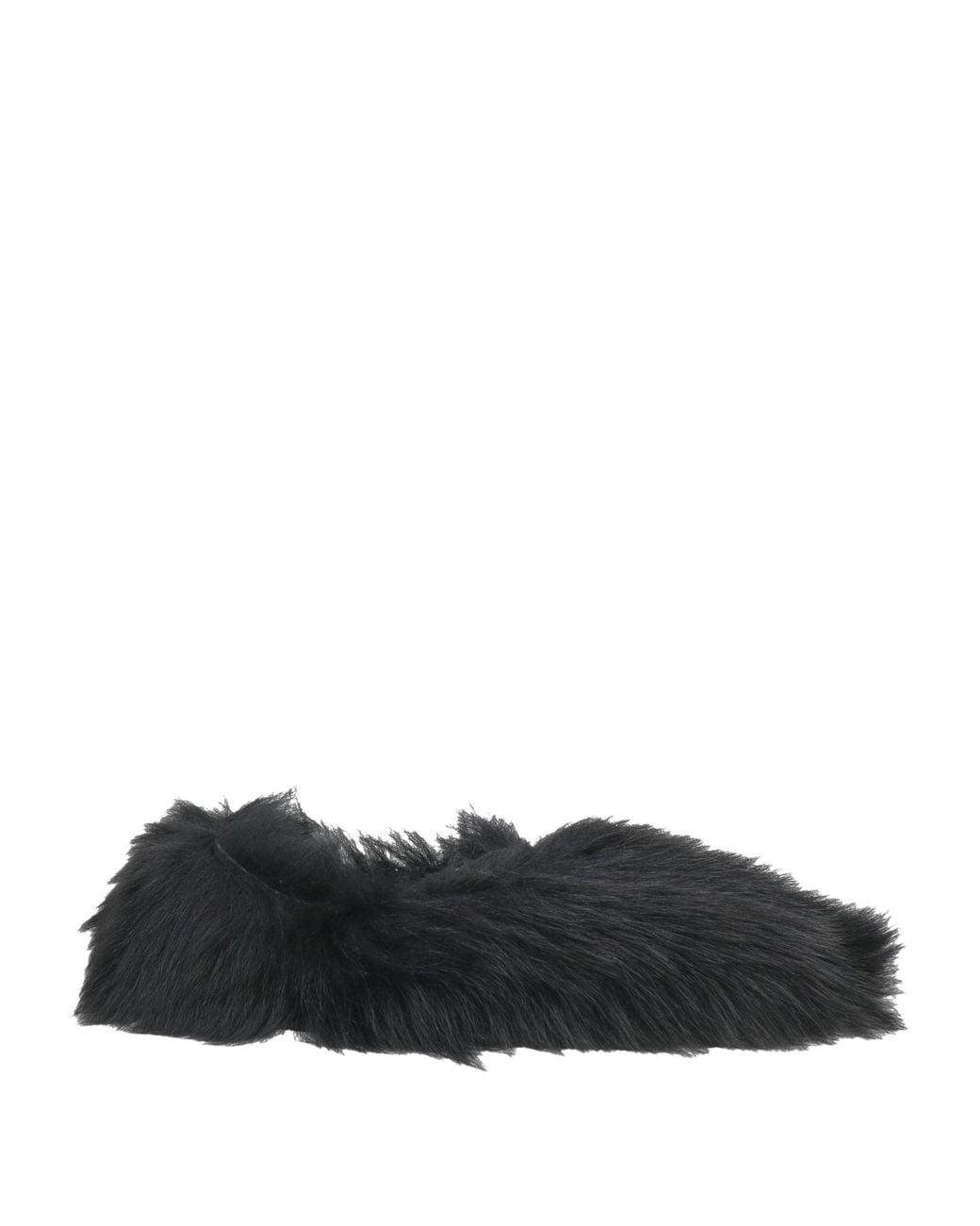 Jil Sander Black Ballet Flats Shearling