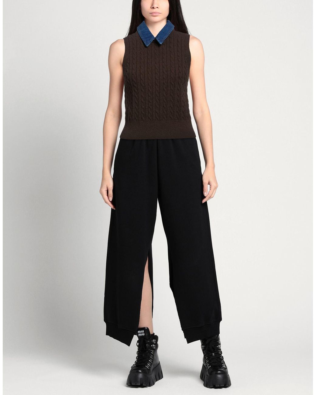 Sandro Black Sweater Wool, Polyamide