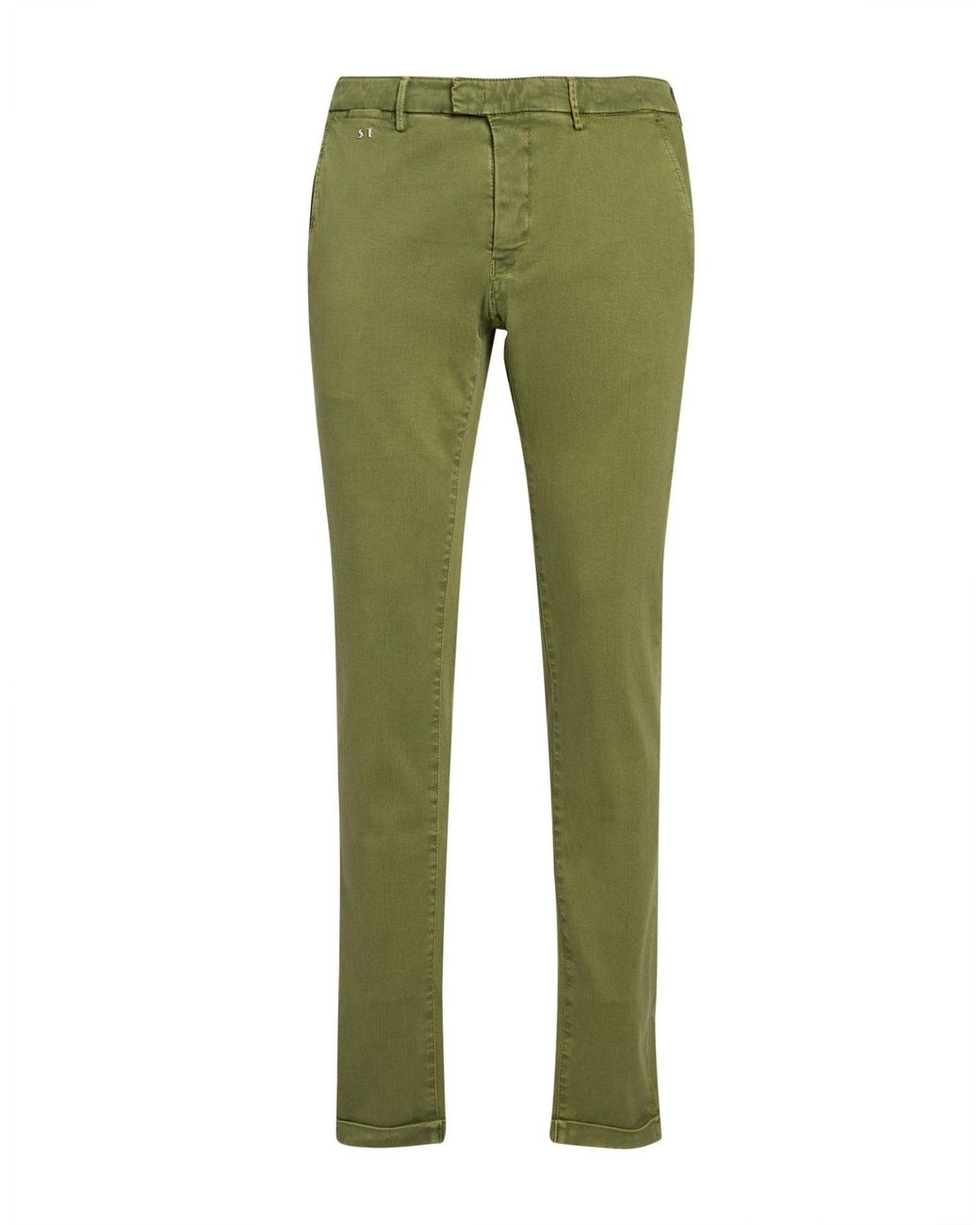 Tramarossa Green Pants Cotton, Polyester, Elastane for men