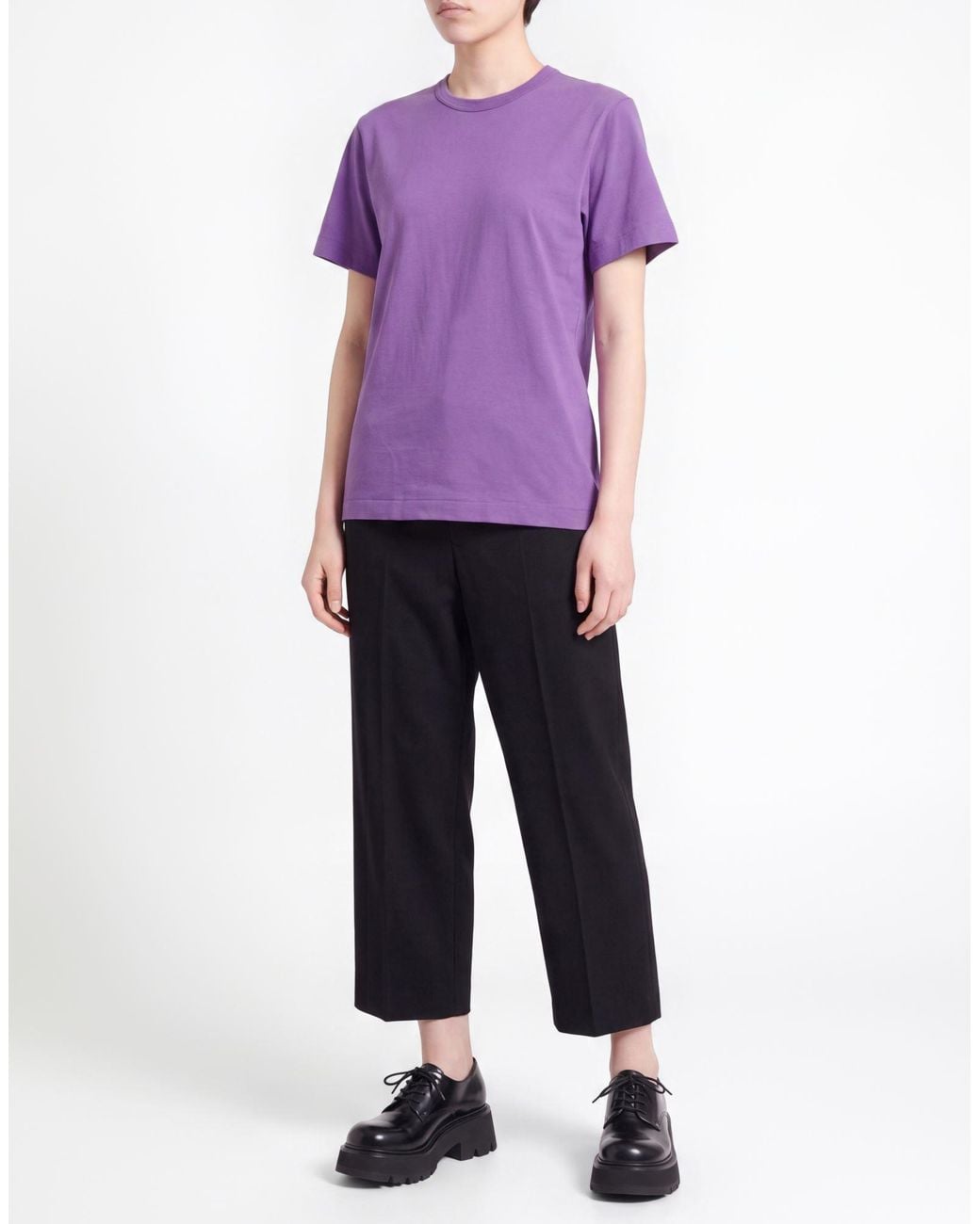 Comme des Garçons Purple T-Shirt Cotton