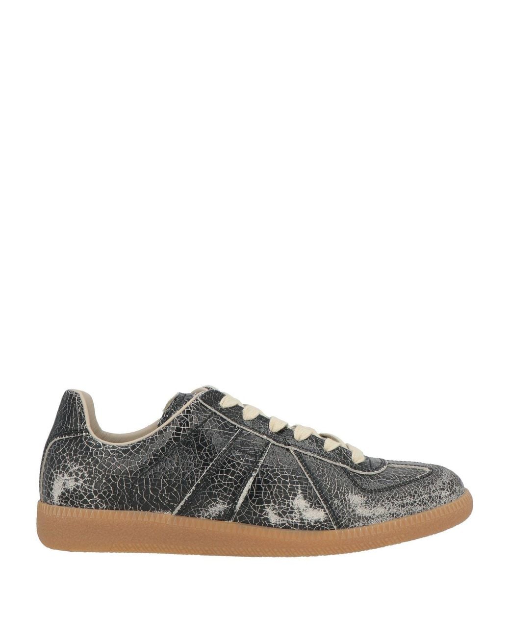 Maison Margiela Black Sneakers Leather