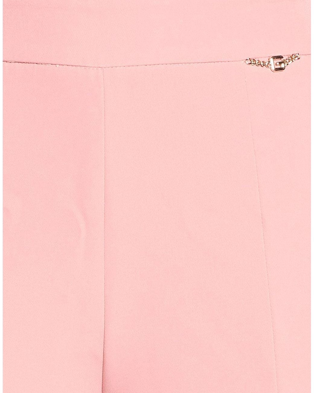 Gaelle Paris Pink Pants Polyester, Elastane