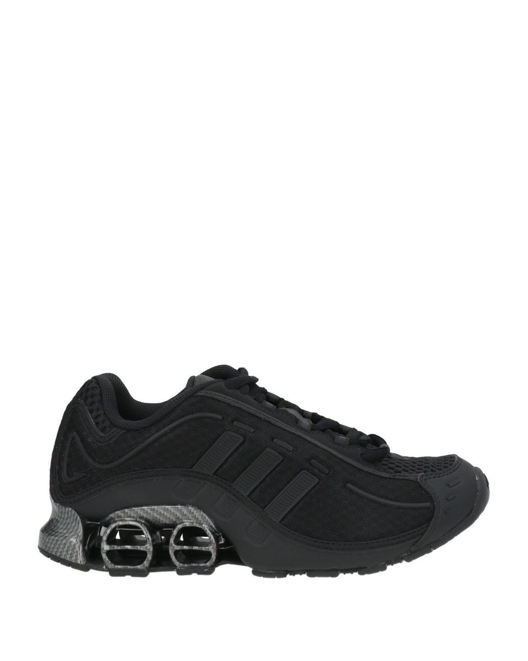 Adidas Black Sneakers Textile Fibers, Synthetic Material