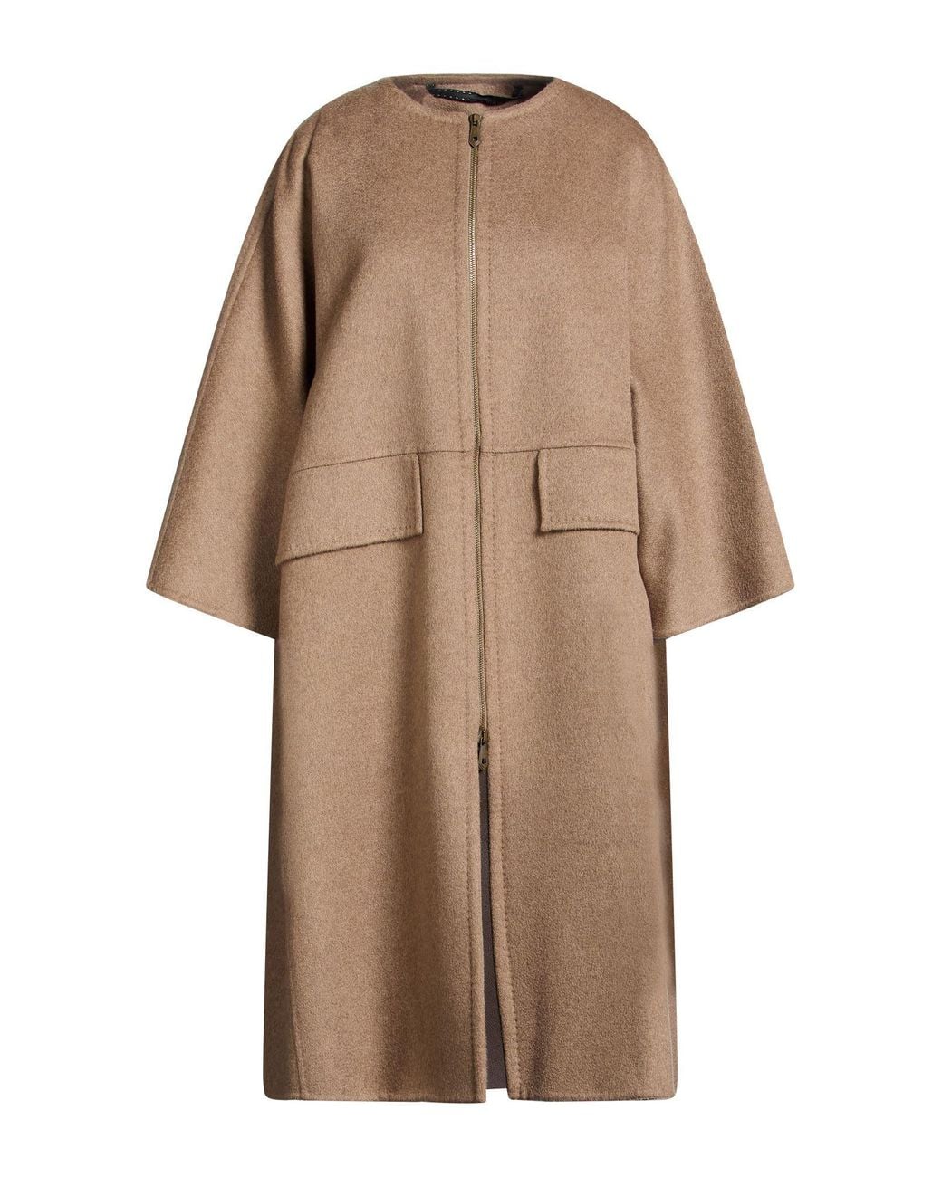 Max Mara Brown Atelier Coat Cashmere
