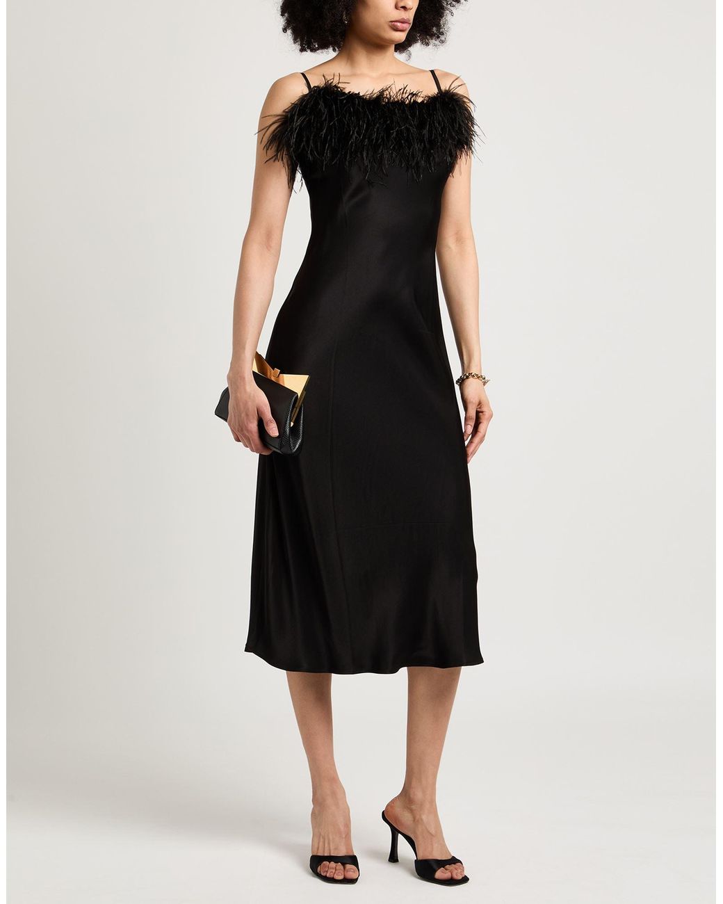Vestido midi Sleeper de color Black