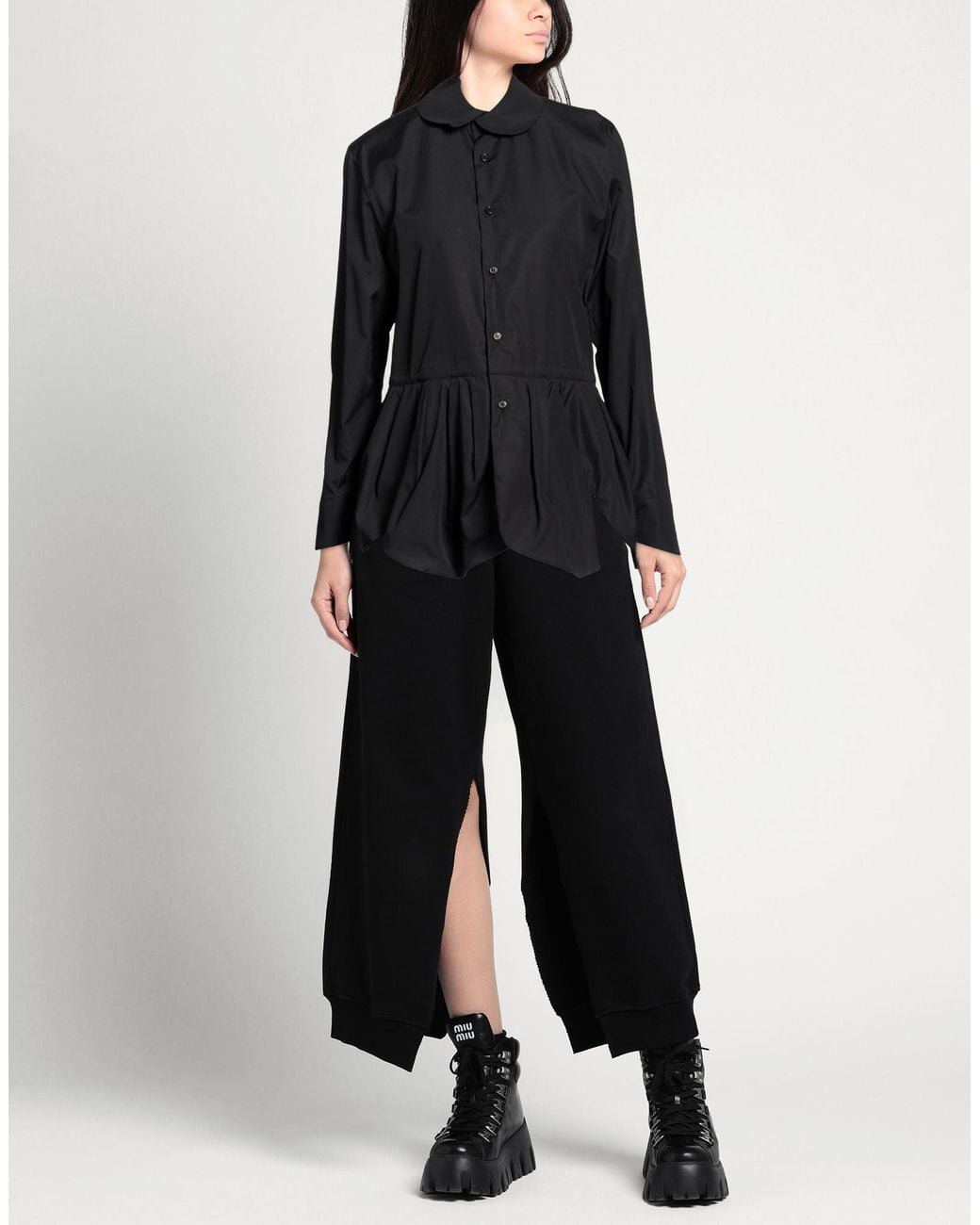 Noir Kei Ninomiya Black Shirt Cotton
