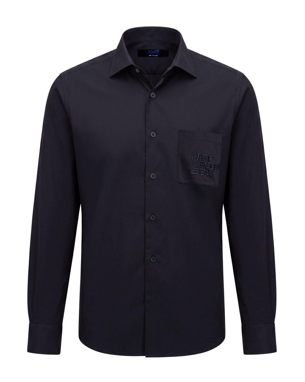 Kiton Blue Knt Shirt Cotton for men