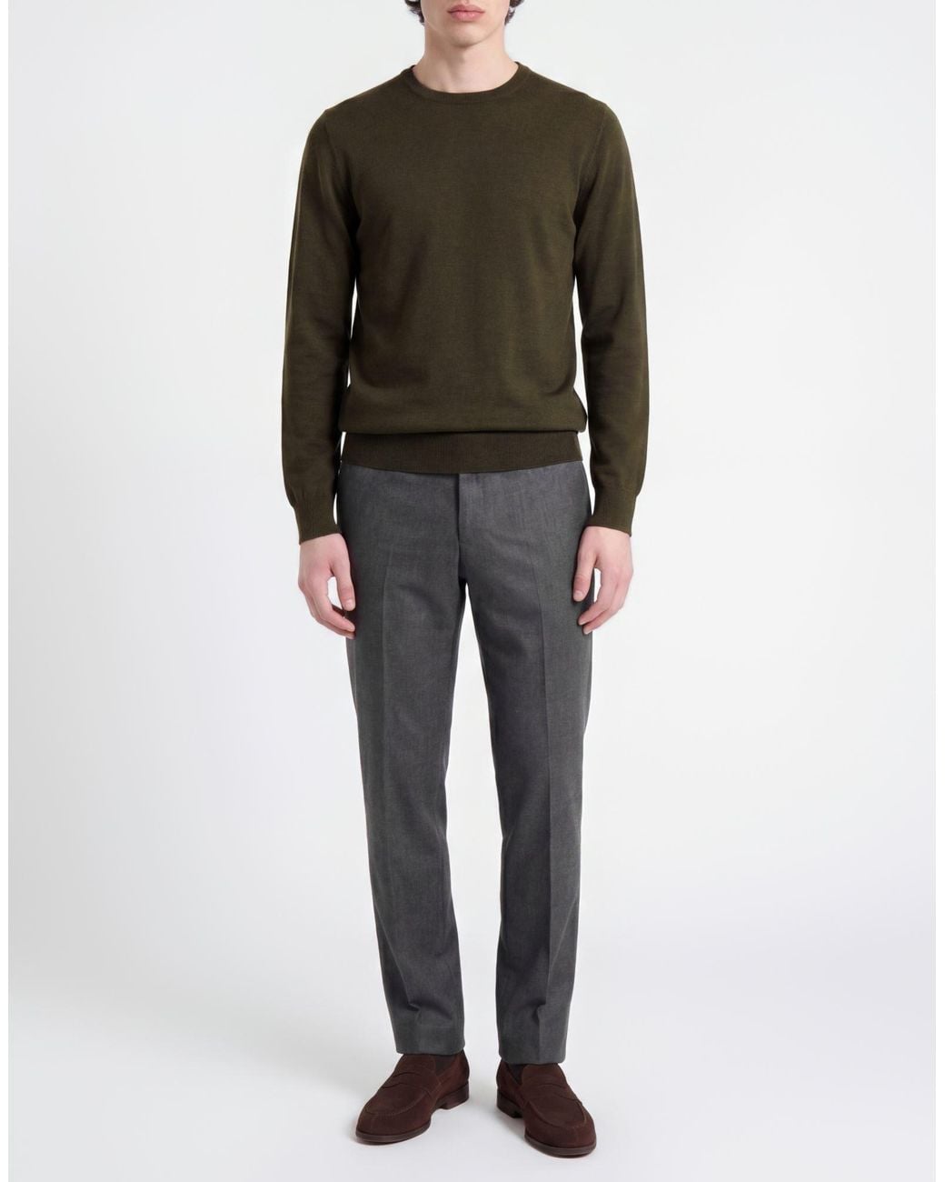 Kangra Green Turtlenecks for men