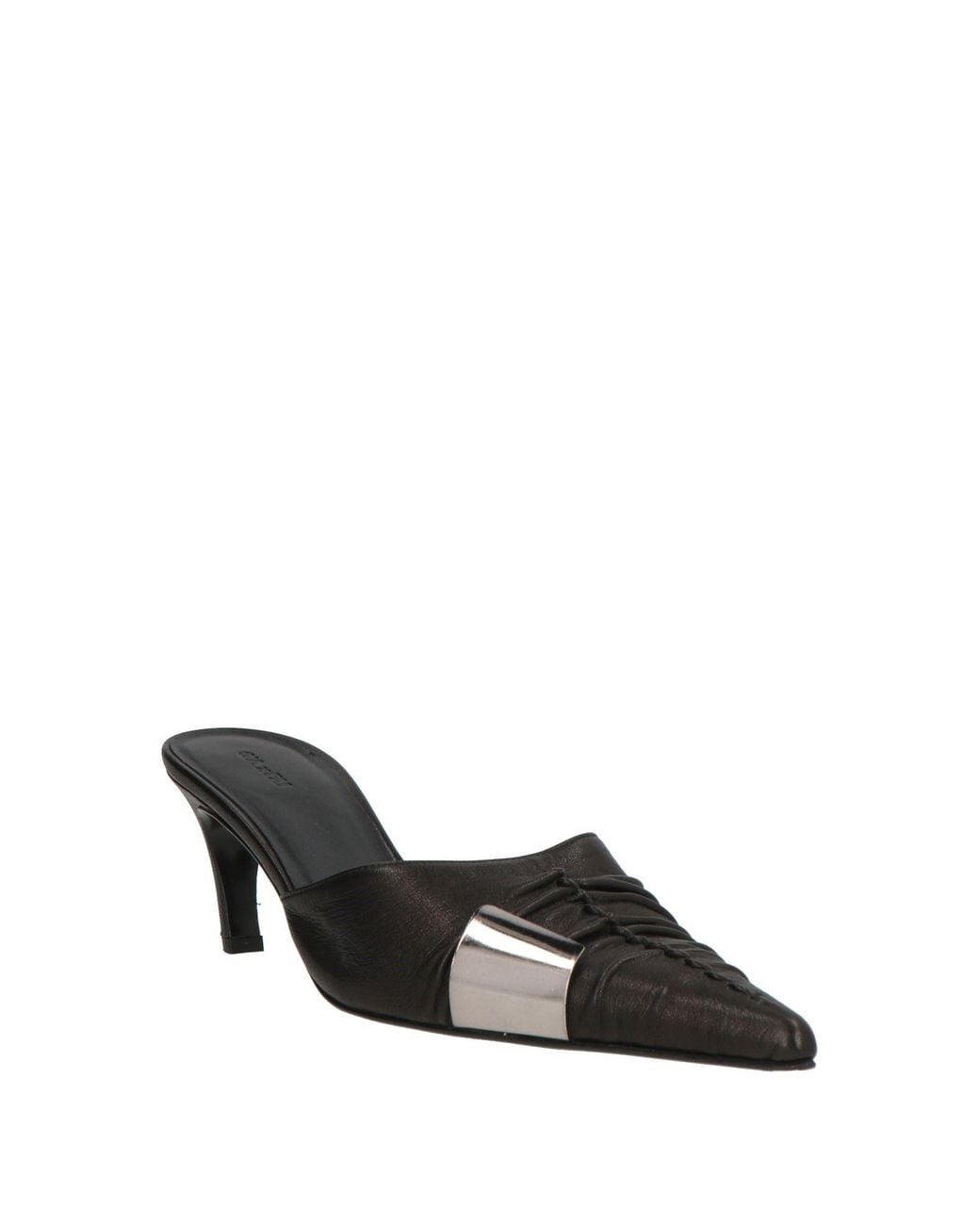 Gia Borghini Black Mules & Clogs Leather