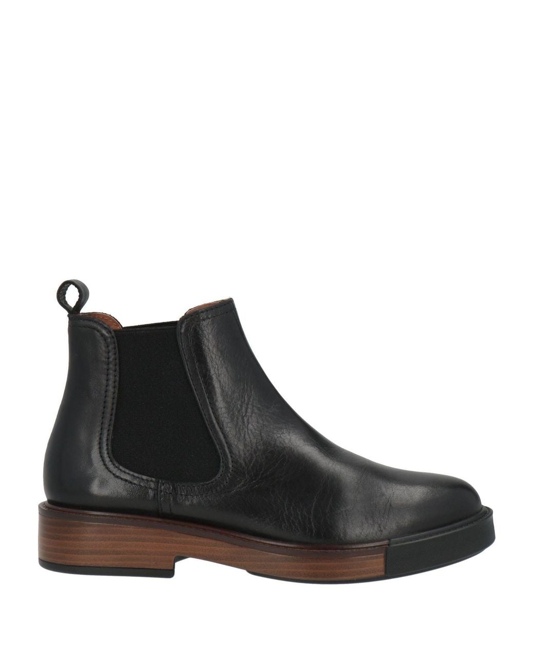 Pons Quintana Black Ankle Boots Leather