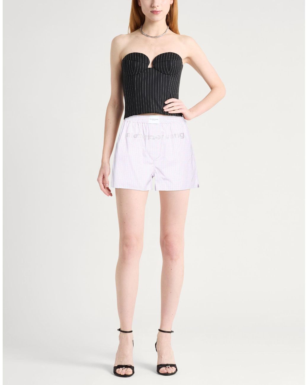 Alexander Wang White Shorts & Bermuda Shorts