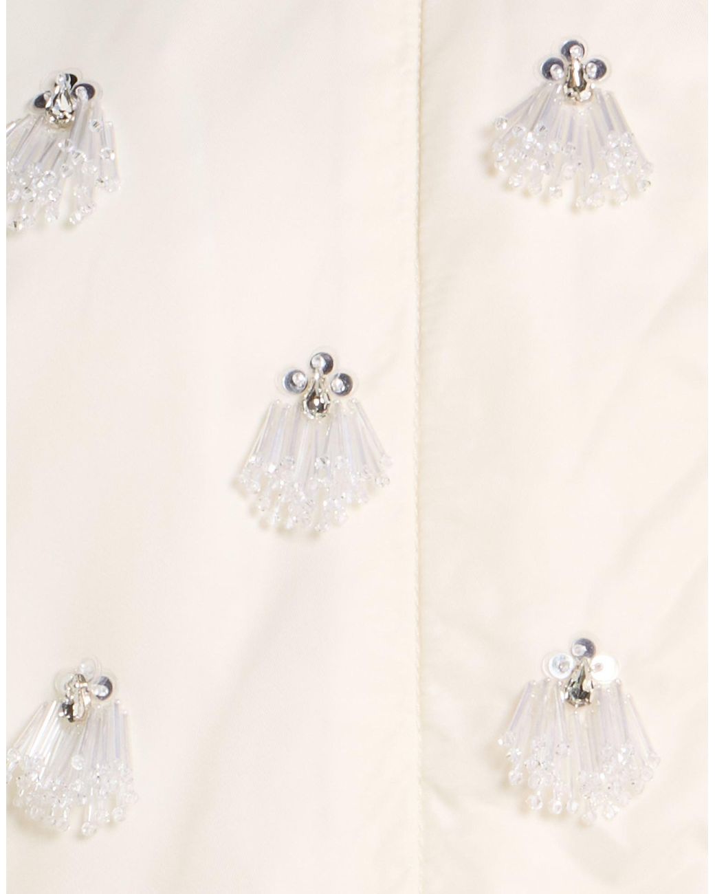 Del Core White Jacket Nylon, Viscose